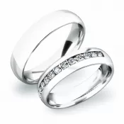 Snubné prstene zo striebra SP-61024-Ag