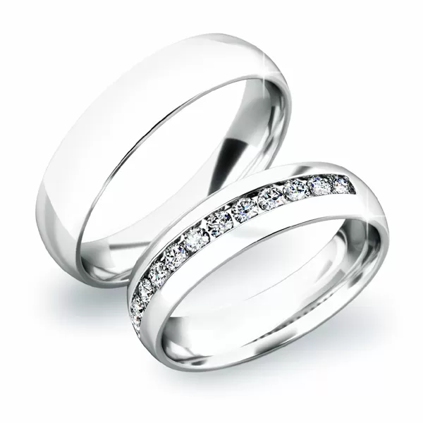 Snubné prstene zo striebra SP-61024-Ag