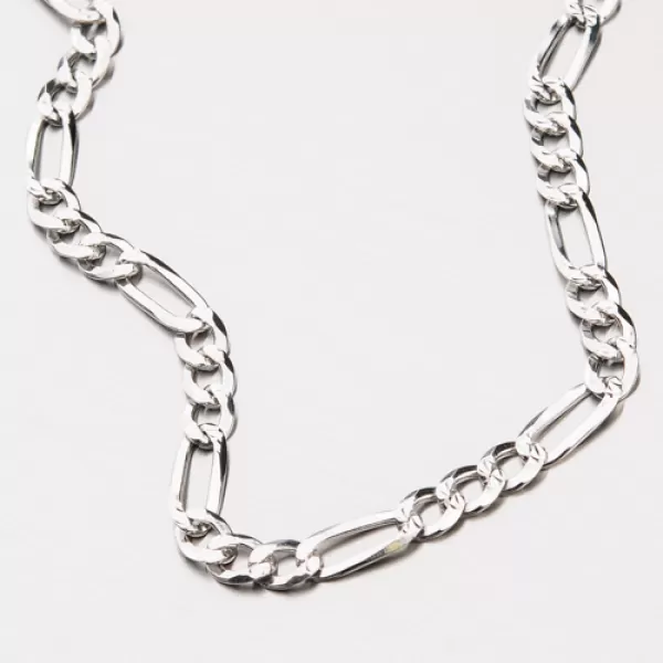 Strieborná gravírovaná retiazka Figaro 3+1 CHRS-073-120-FLAT-PSP