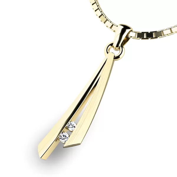 Prívesok s diamantmi 10866-ZL-DIA