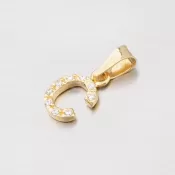 Zlatý prívesok - písmeno C 13-152-C