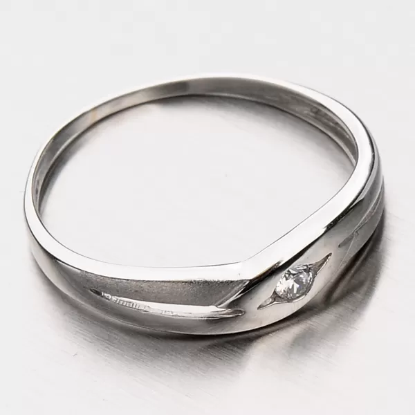 Zlatý prsteň so zirkónom DZ1776-B