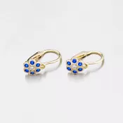 Detské náušnice v tvare kvety 52DN-1737ZBM