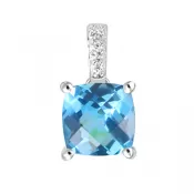 Briliantový prívesok s topazom GKW48528TPZ