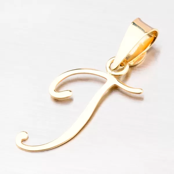 Prívesok - zlaté písmenko T 43-2937-T