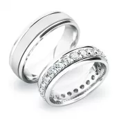 Snubné prstene zo striebra SP-61028-Ag