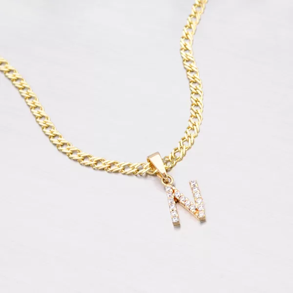 Zlatý prívesok - písmeno N 13-152-N