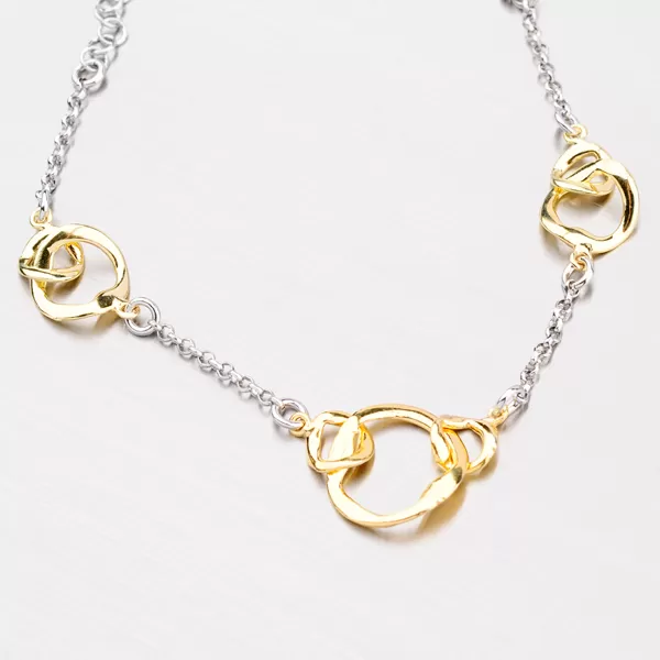 Strieborný náramok s ozdobami B1500726-0331-SLX