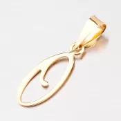 Prívesok - zlaté písmenko O 43-2937-O