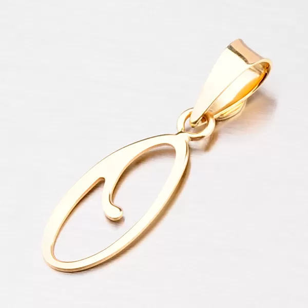 Prívesok - zlaté písmenko O 43-2937-O