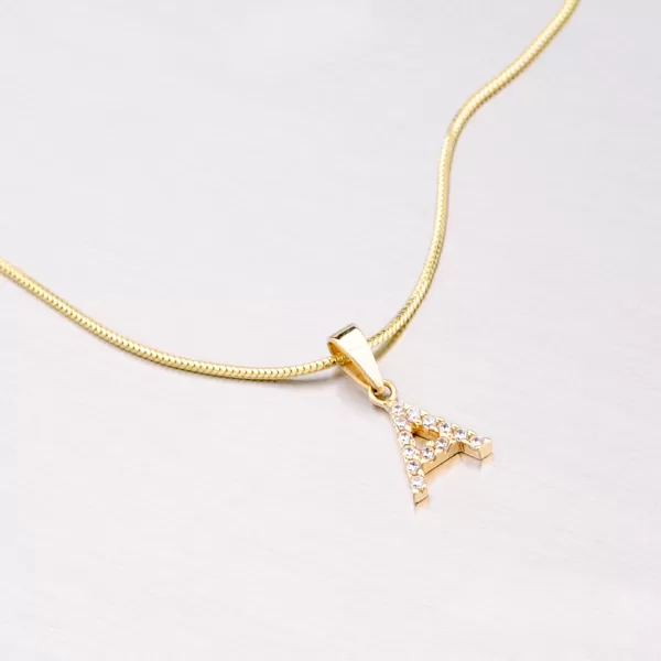 Prívesok písmeno A - zlato 585 13-152-A