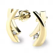 Náušnice s diamantmi 10854-ZL-DIA
