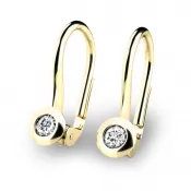 Náušnice s diamantmi 10824-ZL-DIA