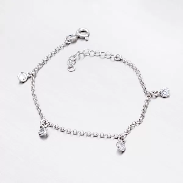 Dámsky náramok zdobený zirkónmi MBR1477Z4