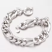 Strieborný náramok Figaro 3+1 B1504202-1262-SLX