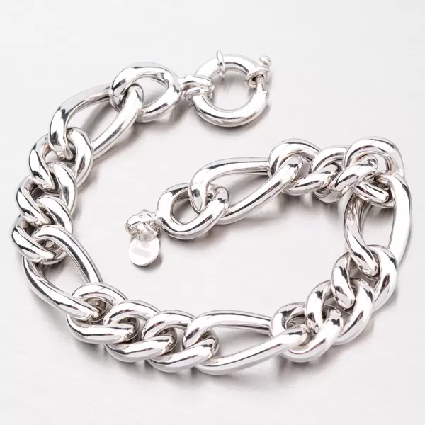 Strieborný náramok Figaro 3+1 B1504202-1262-SLX