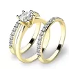 Zásnubný set zo žltého zlata 10720-SET02-ZZ