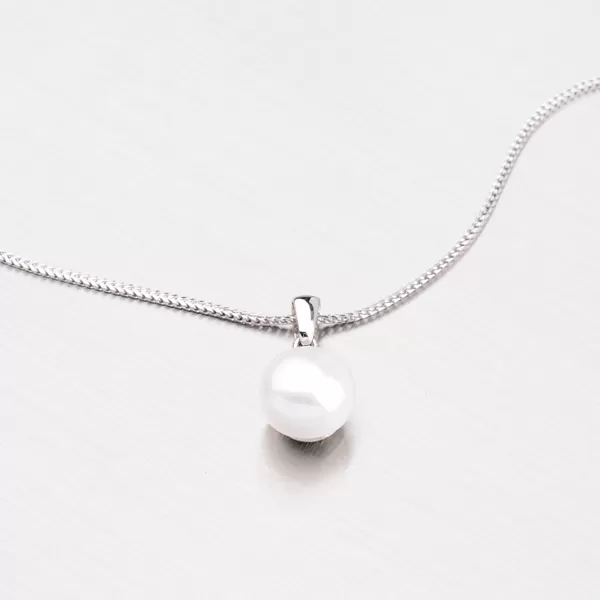 Zlatý prívesok s perlou 43-21430