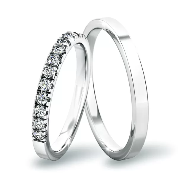 Snubné prstene zo žltého zlata SP-61061