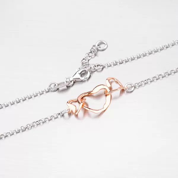 Dámska retiazka ROLO so srdiečkami N1500336-0331-SLX