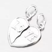 Strieborný prívesok pre partnerov M5521C