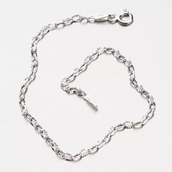 Strieborný náramok Anker CHRS-DROP-OVALSTAR-025