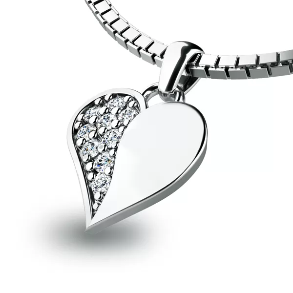 Zlatý prívesok s diamantmi 10880-B-DIA