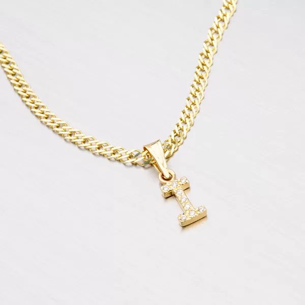 Zlatý prívesok - písmeno I 13-152-I