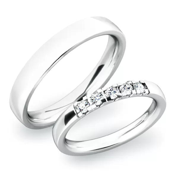 Snubné prstene zo striebra SP-61030-Ag