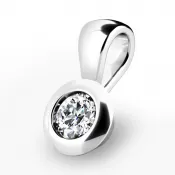 Zlatý prívesok s diamantom 10826-B