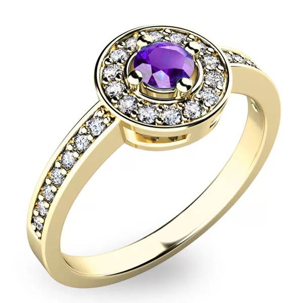 Dámsky prsteň s tanzanitmi a diamantmi 10802z-tznt