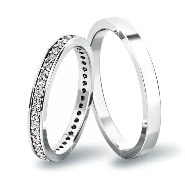 Snubné prstene zo žltého zlata SP-61044