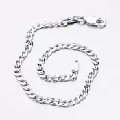 Strieborný náramok Pancer CHRS-08-080-FLAT