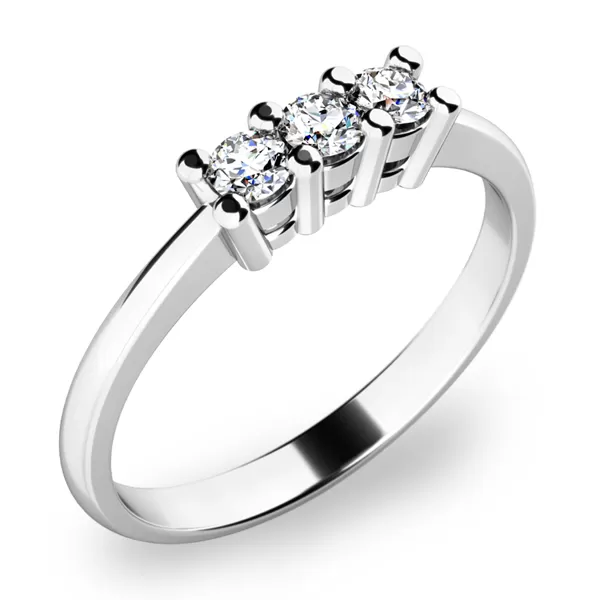 Zásnubný prsteň so zirkónmi ZP-10848-B-ZIR