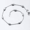 Strieborný náramok s oválnymi ozdobami CHRS-ST -V-C0001-003
