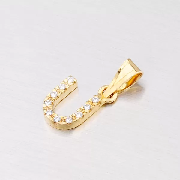 Zlatý prívesok - písmeno U 13-152-U