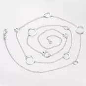 Strieborný náhrdelník N1500472-0331-SLX