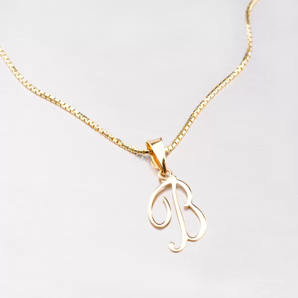 Prívesok - zlaté písmenko B 43-2937-B