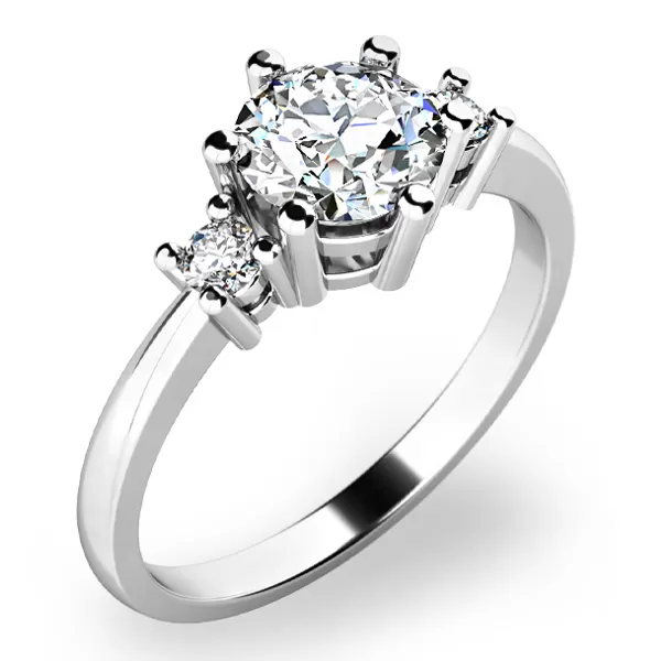 Zásnubný prsteň so zirkónmi ZP-10856-B-ZIR