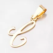 Prívesok - zlaté písmenko C 43-2937-C