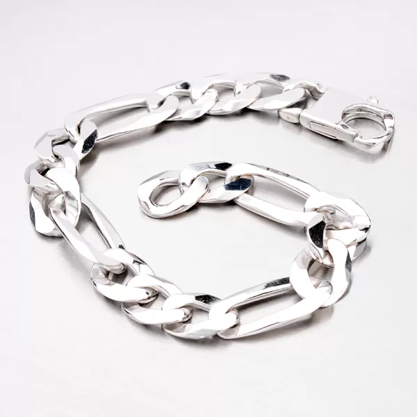 Strieborné figaro 3+1 920043-XK-SLX