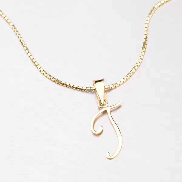 Prívesok - zlaté písmenko T 43-2937-T