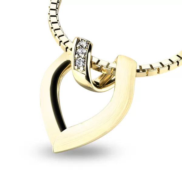 Prívesok s diamantmi 10878-ZL-DIA