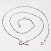 Náhrdelník s príveskom nekonečna N1400616-1264-SLX