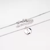 Strieborný náhrdelník so srdiečkom XKXC-5003