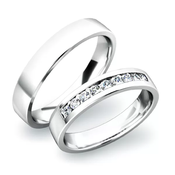 Snubné prstene zo striebra SP-61037-Ag