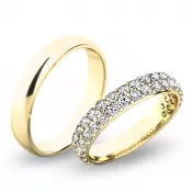 Snubné prstene zo žltého zlata SP-61060