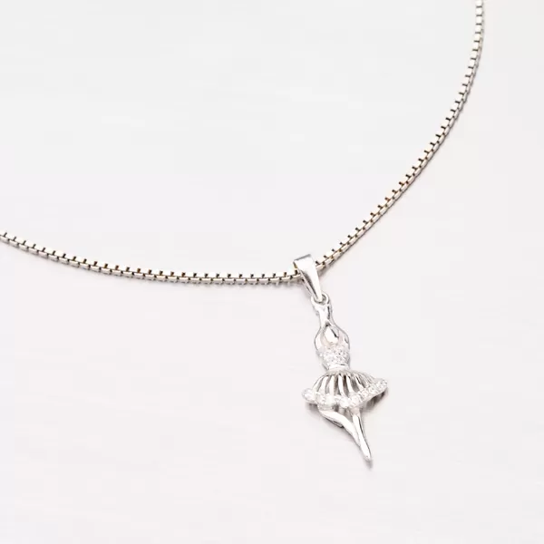 Strieborný baletka - prívesok P1603616-1905-SLX