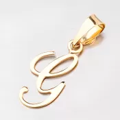 Prívesok - zlaté písmenko G 43-2937-G