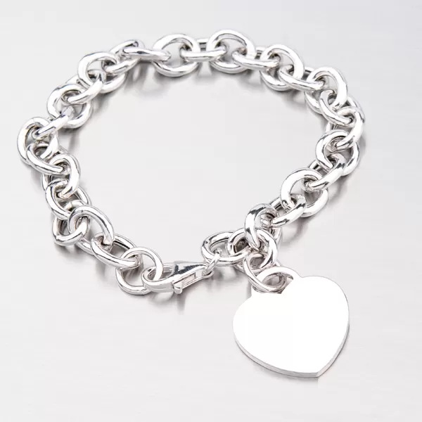 Strieborný náramok so srdiečkom B1400721-1264-SLX